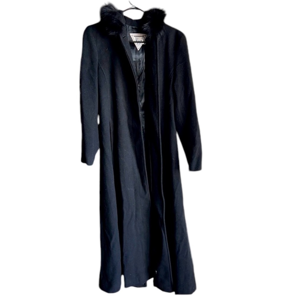 Marvin Richards long wool overcoat